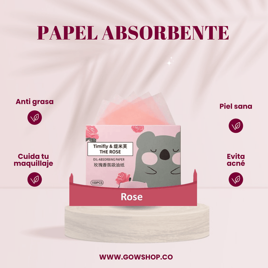 Papel absorbente facial