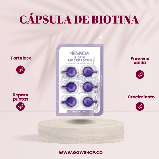 Biotina y proteína de arroz