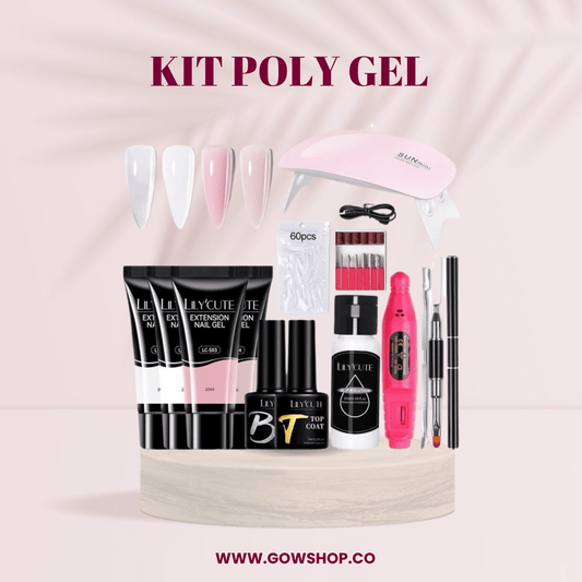 Kit de Uñas en Gel Profesional con Lámpara LED UV